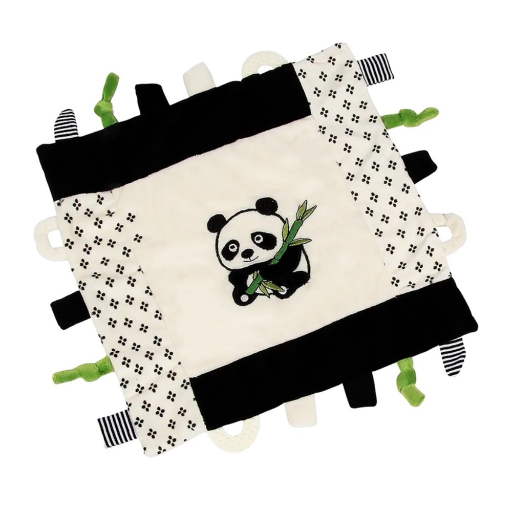 Black and white Panda Baby Blanket